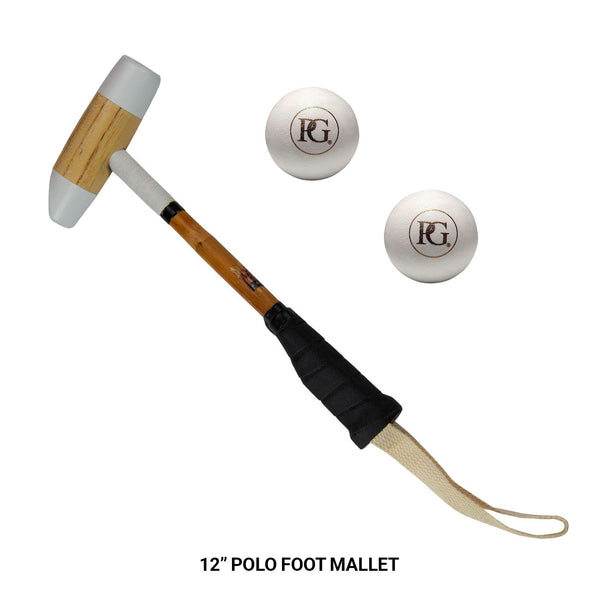 Polo Foot Mallet & 2 PG Match Polo Balls-Bundle – PoloGear USA