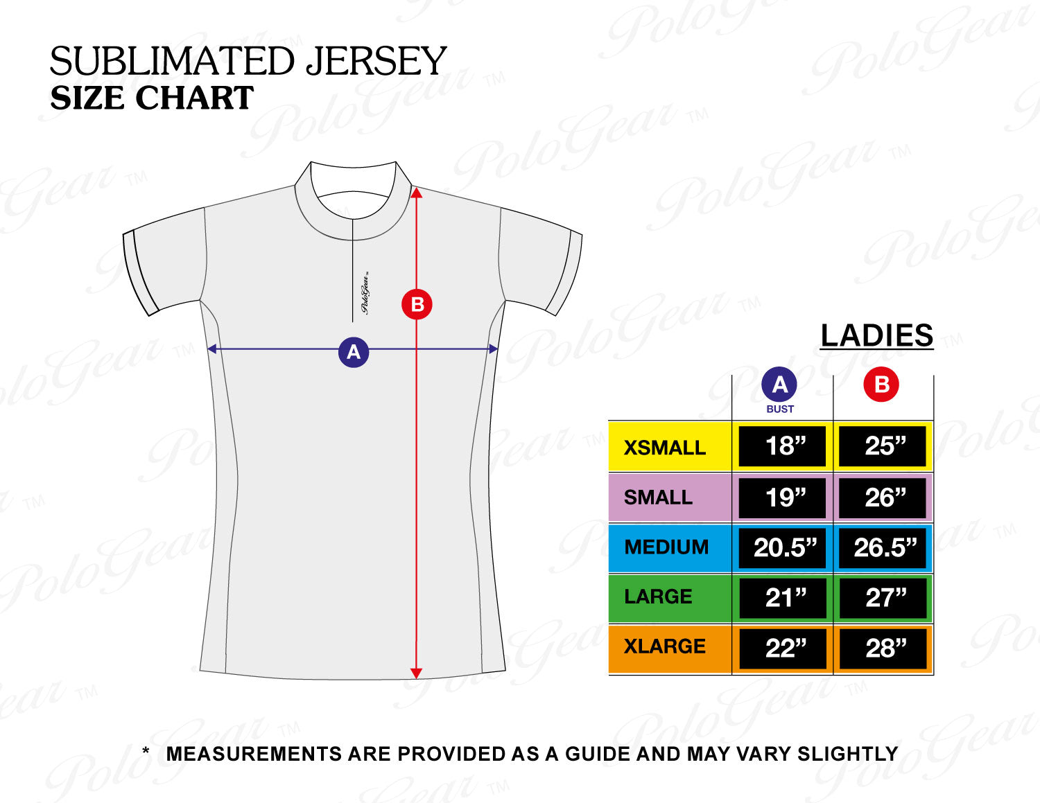 Ladies Pacific Coast Open Polo Gear-Sublimated Team Shirt-Long Sleeve
