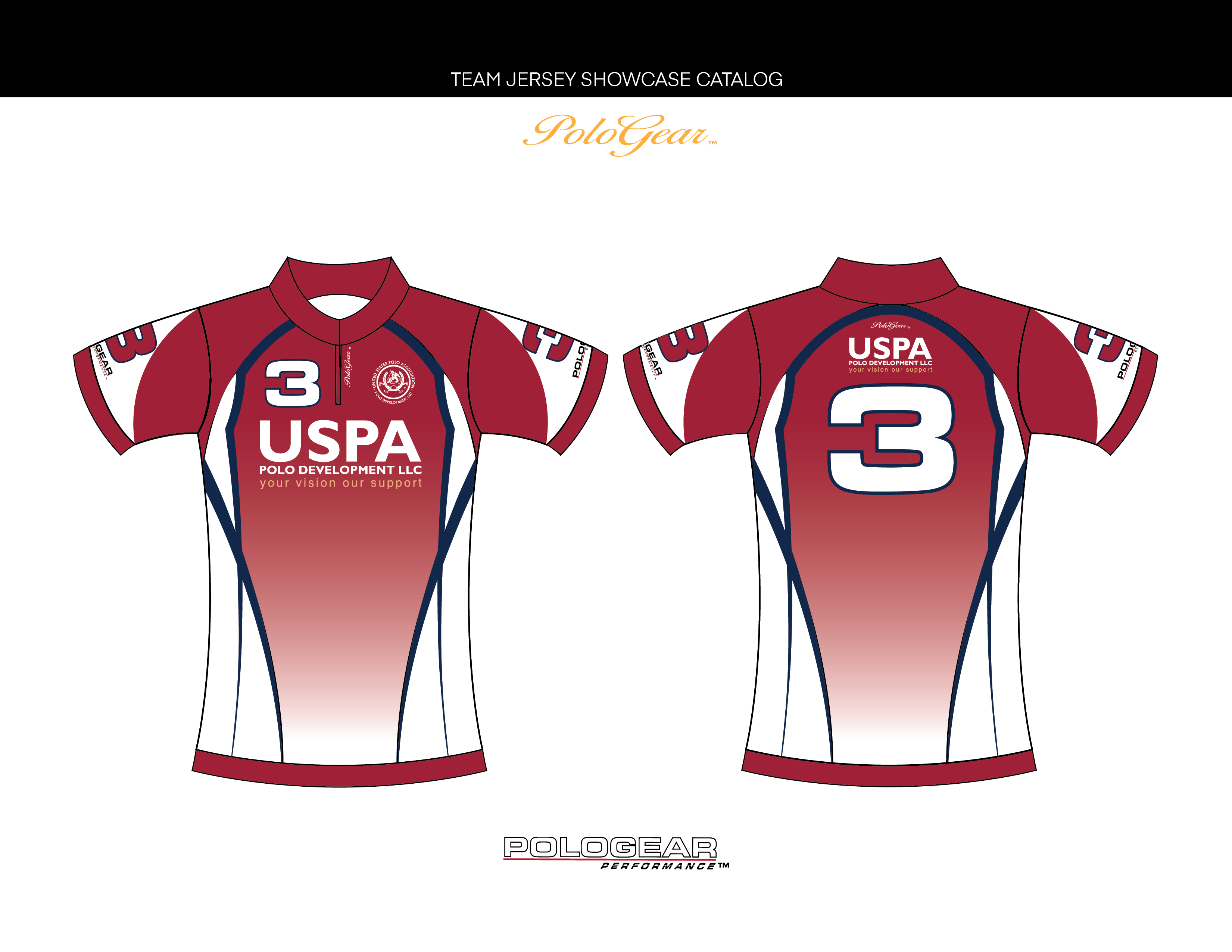 Design Your Own Sublimated Polo Jersey