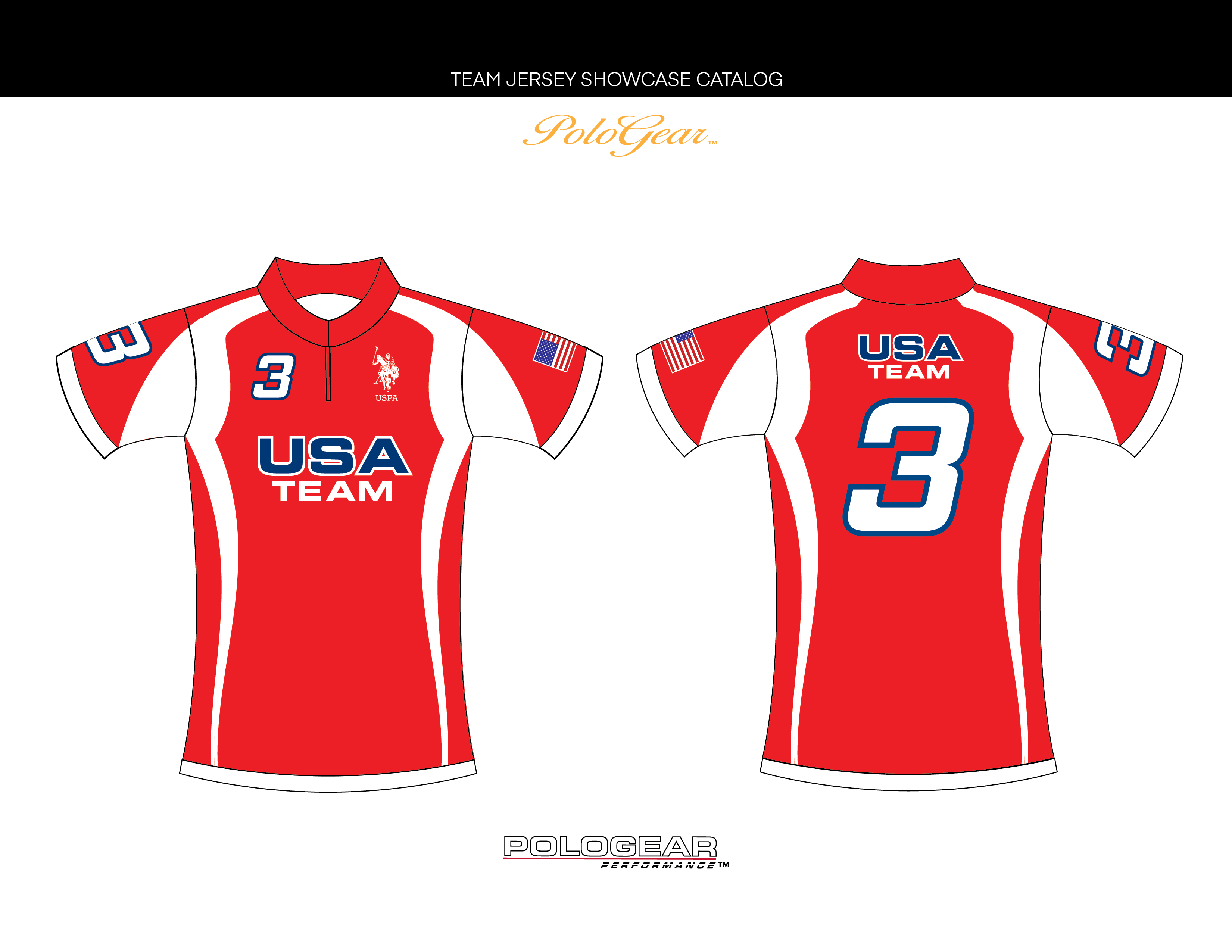 Design Your Own Sublimated Polo Jersey