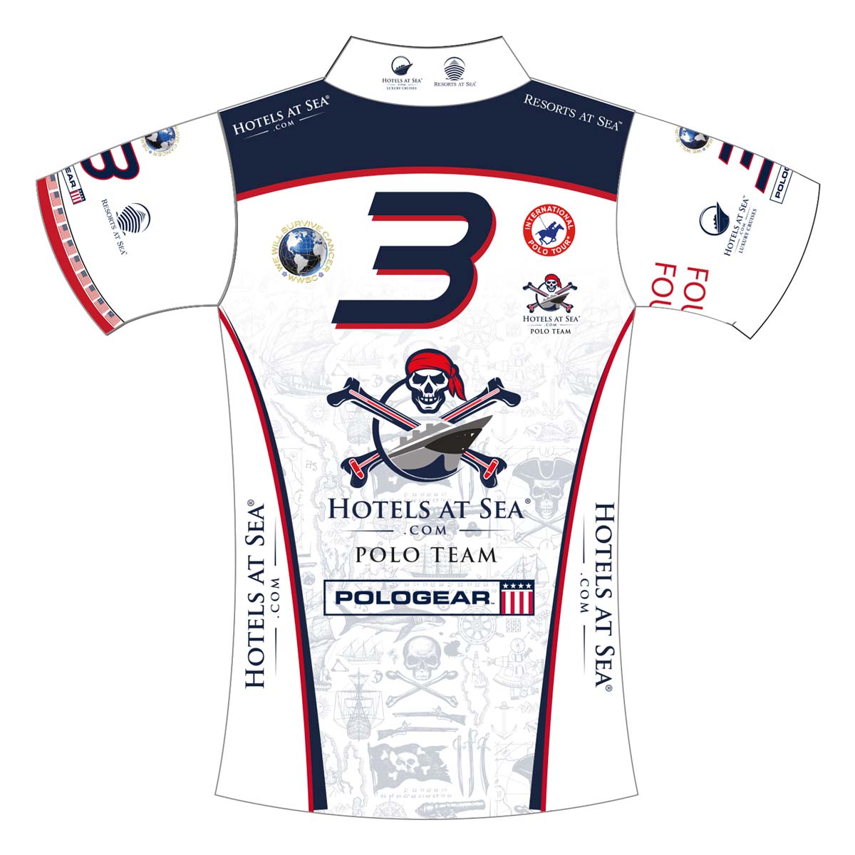 International Polo Tour Sublimated Team Jersey - Hotels at Sea