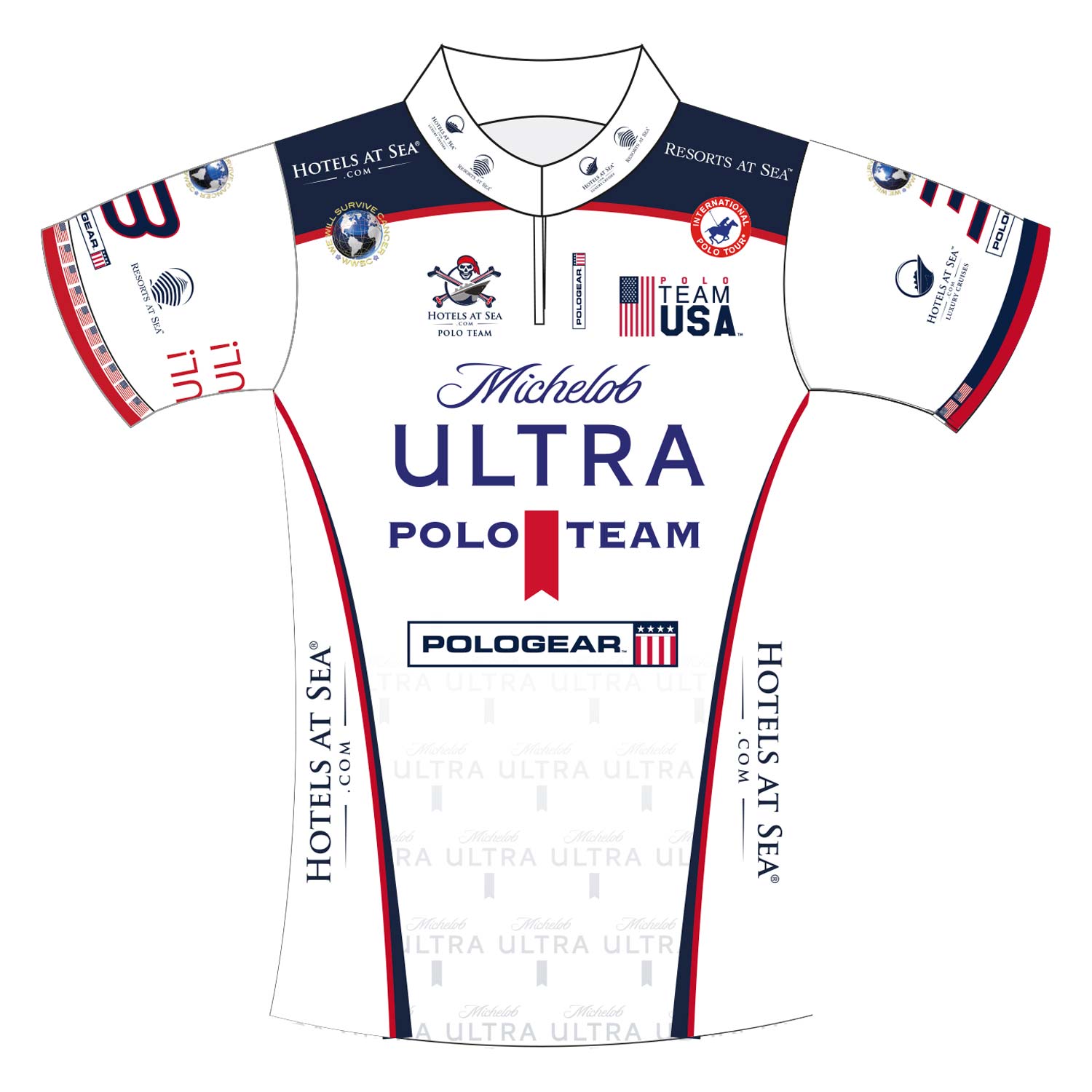 International Polo Tour Sublimated Team Jersey - Michelob