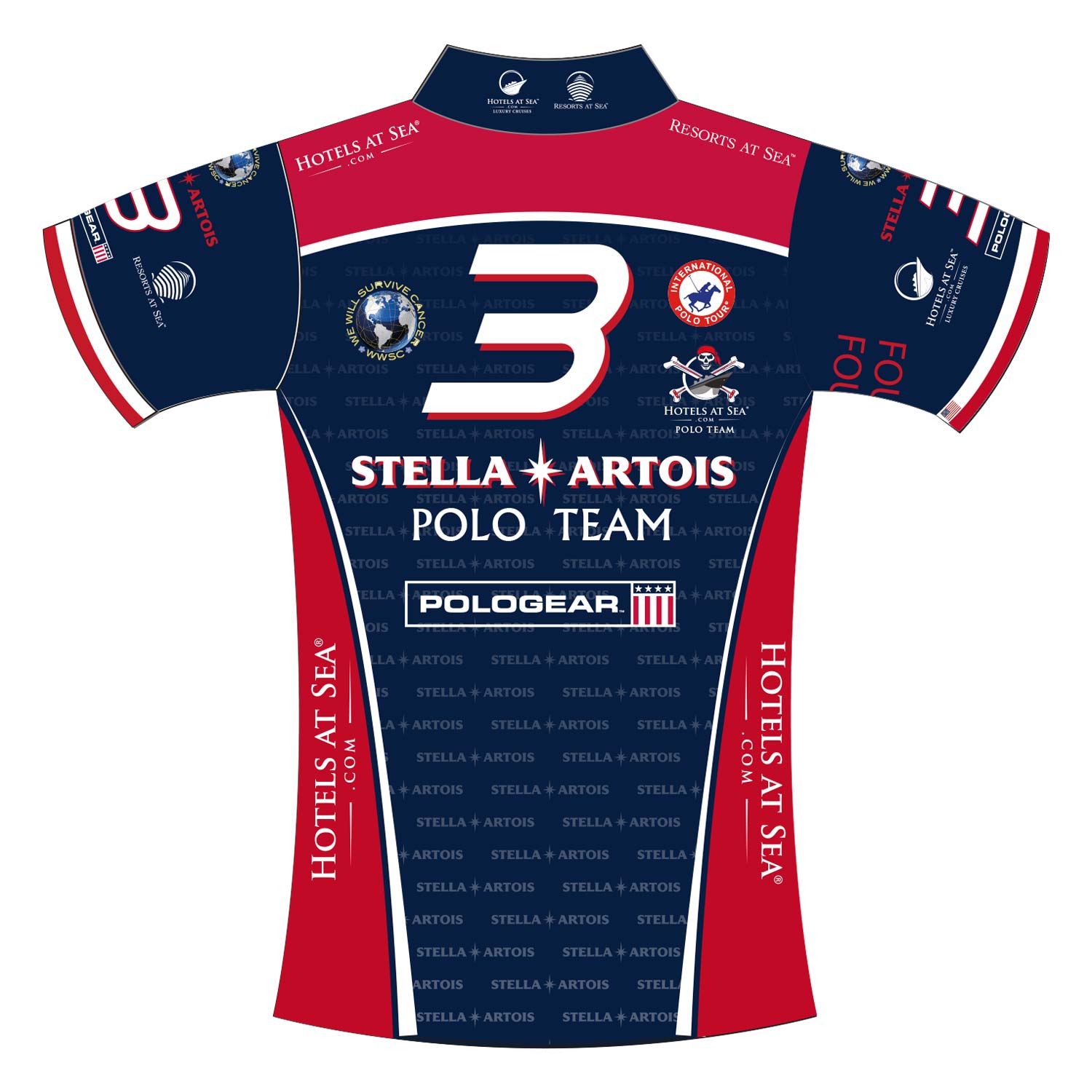 International Polo Tour Sublimated Team Jersey - Stella Artois