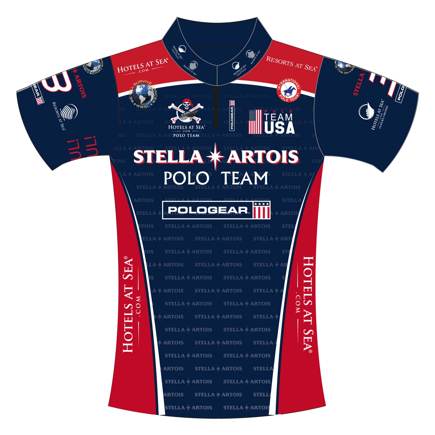 International Polo Tour Sublimated Team Jersey - Stella Artois