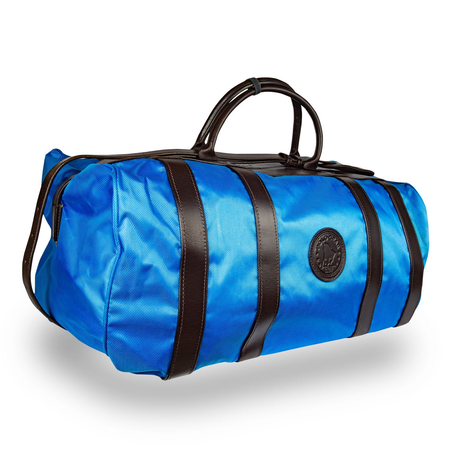 Polo Team Bag-Nylon/Leather Equipment & Gear Bag Royal Blue Side
