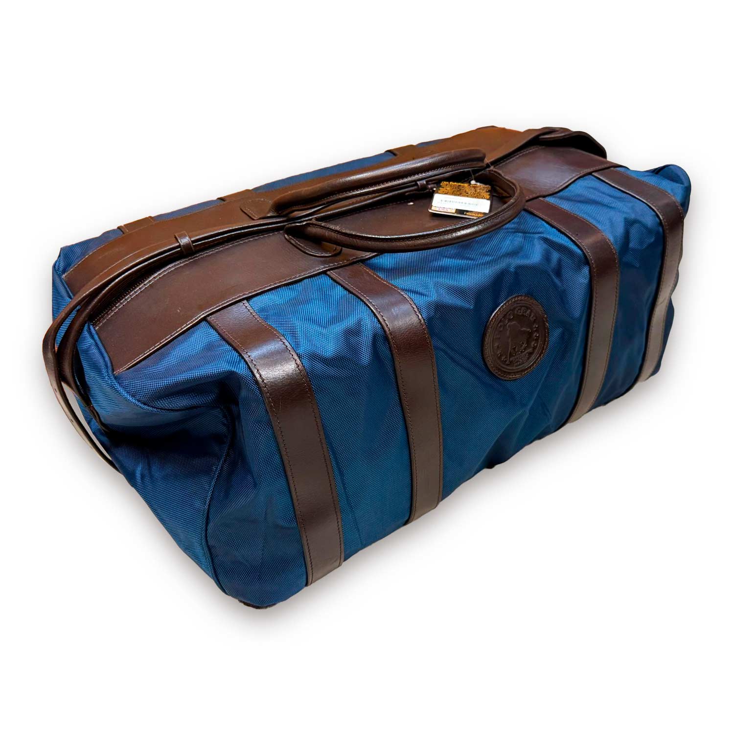 Polo Team Bag-Nylon/Leather Equipment & Gear Bag Navy
