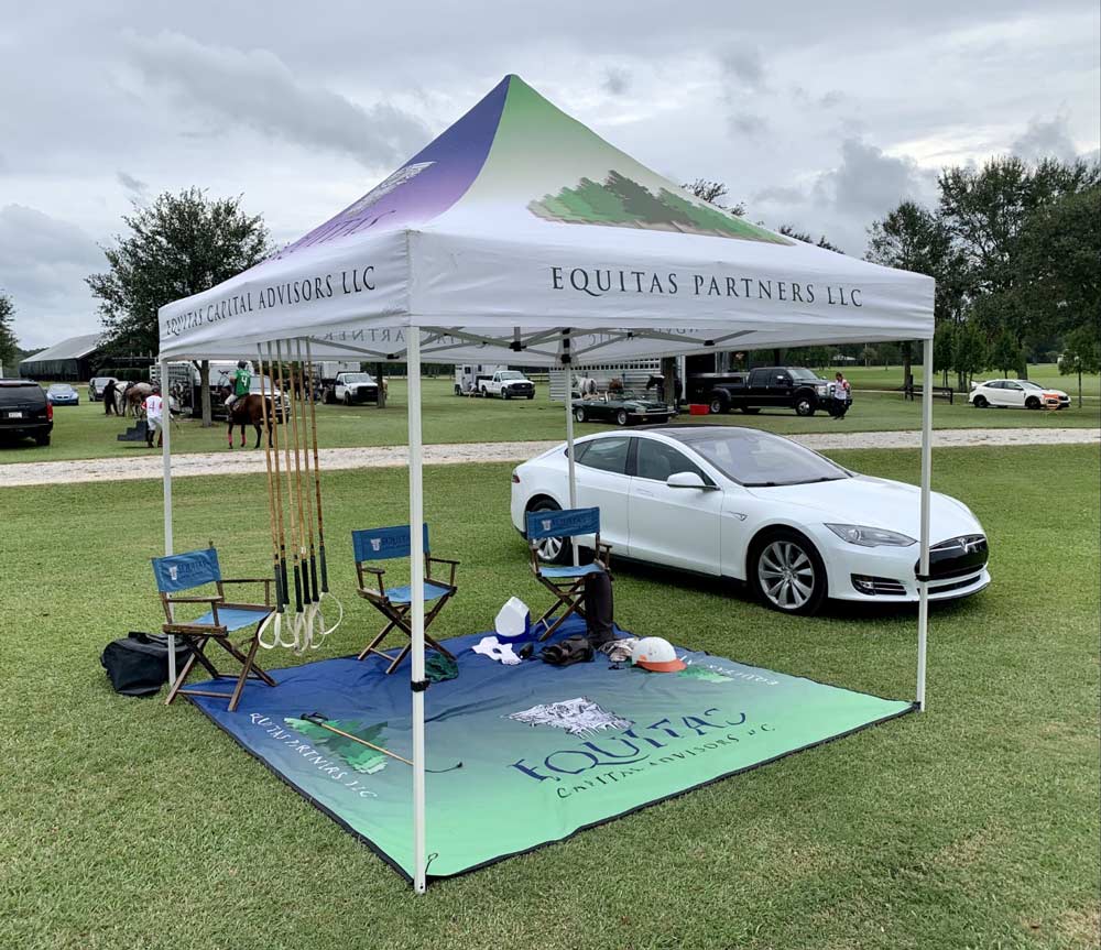 Polo Field Custom Pop-Up Tent