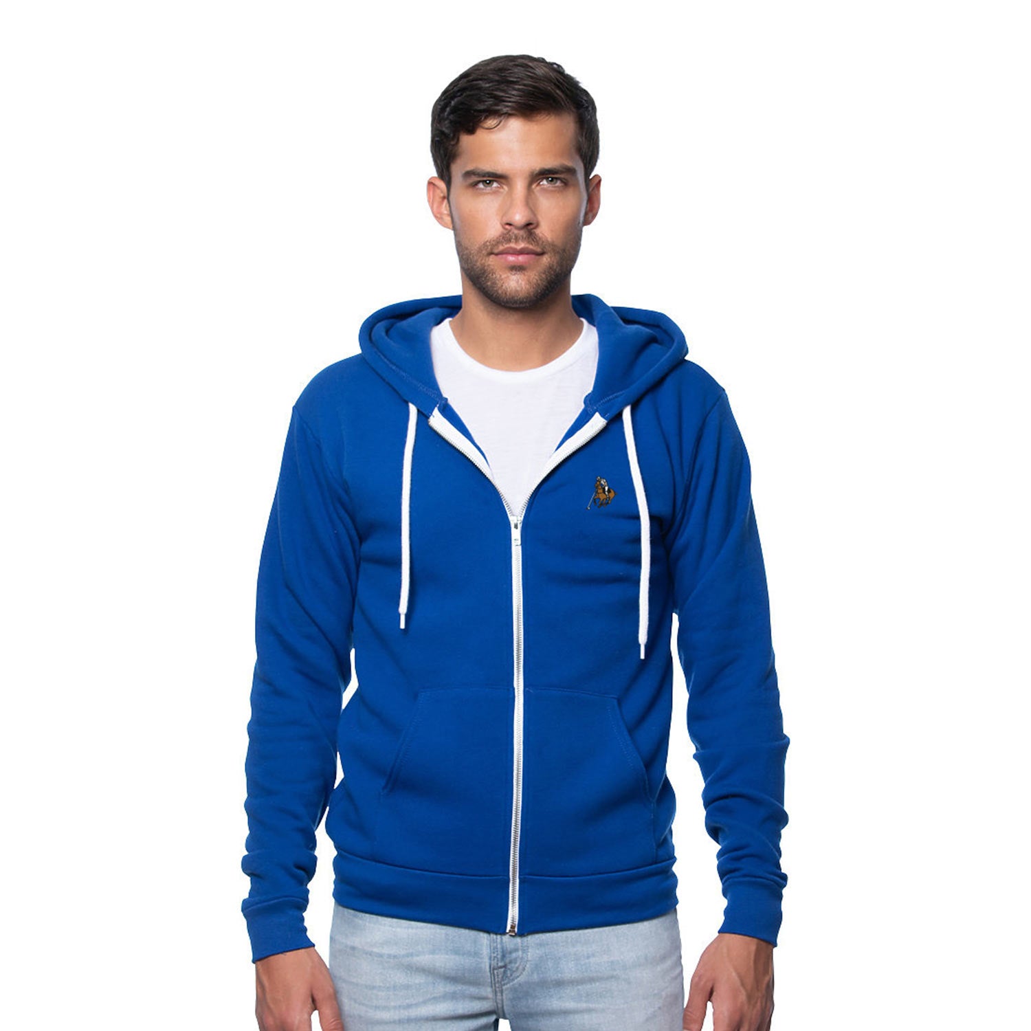 Polo Hoodie Royal Blue