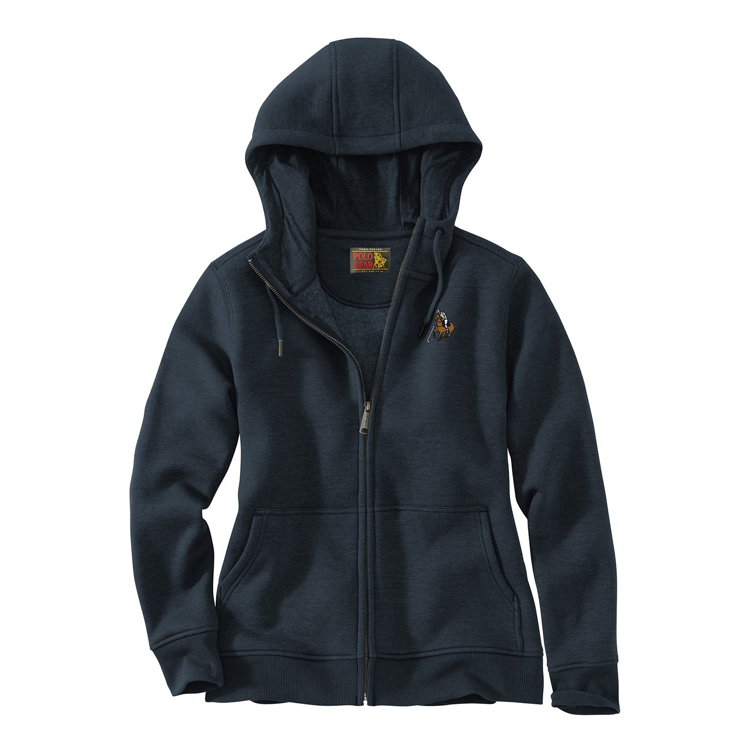 Polo Zip Hoodie – Ladies Midweight Zip Hoodie