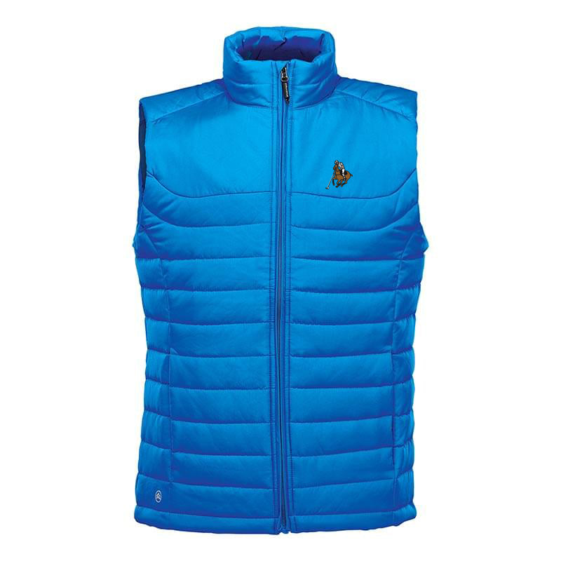 Polo Vest - Men's Sports Blue Front