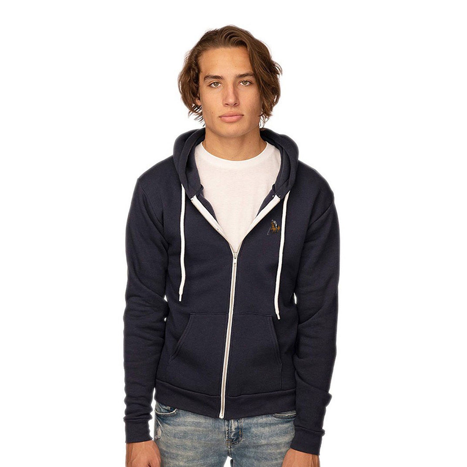 Polo Hoodie Navy