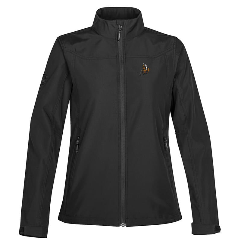 Polo Softshell Jacket Back Front Women