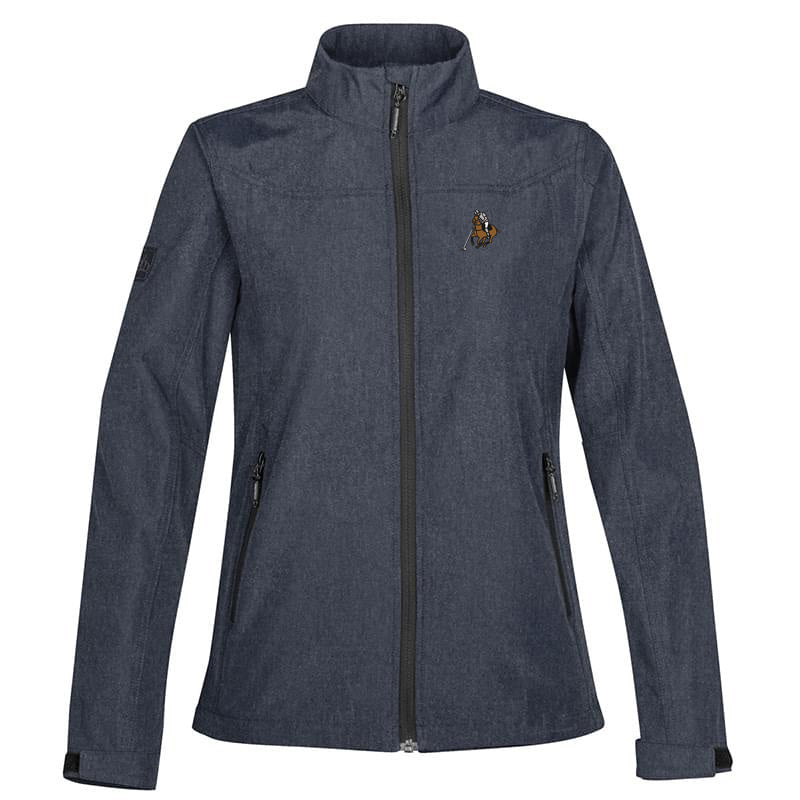 Polo Softshell Jacket Navy Front Women