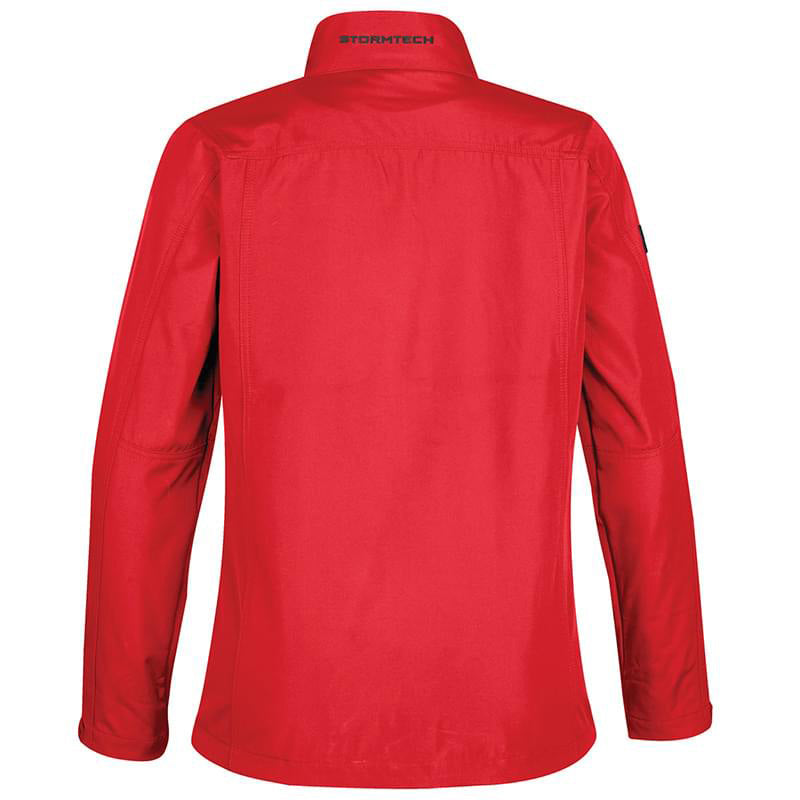 Polo Softshell Jacket Red Back women