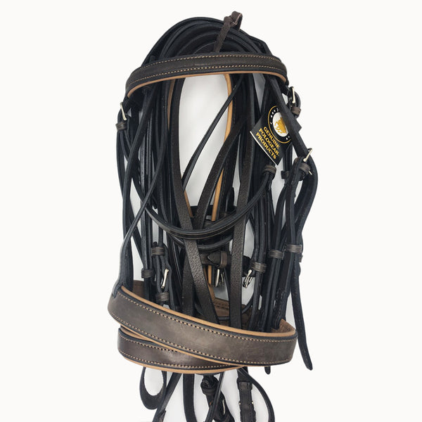 Complete Polo Bridle Set-Advanced Pelham with Padded Breast Plate
