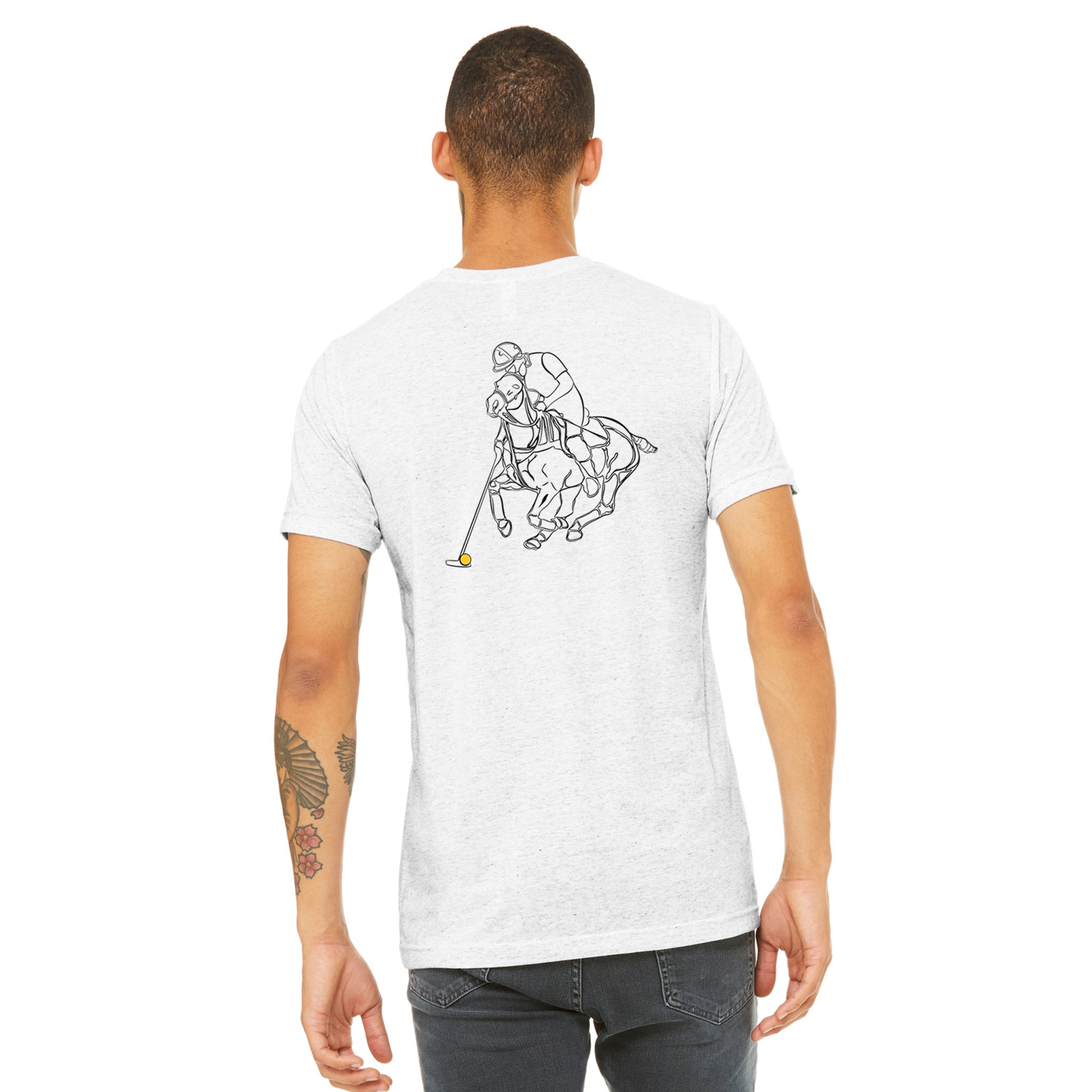 T Shirt-Bold Back Player Logo