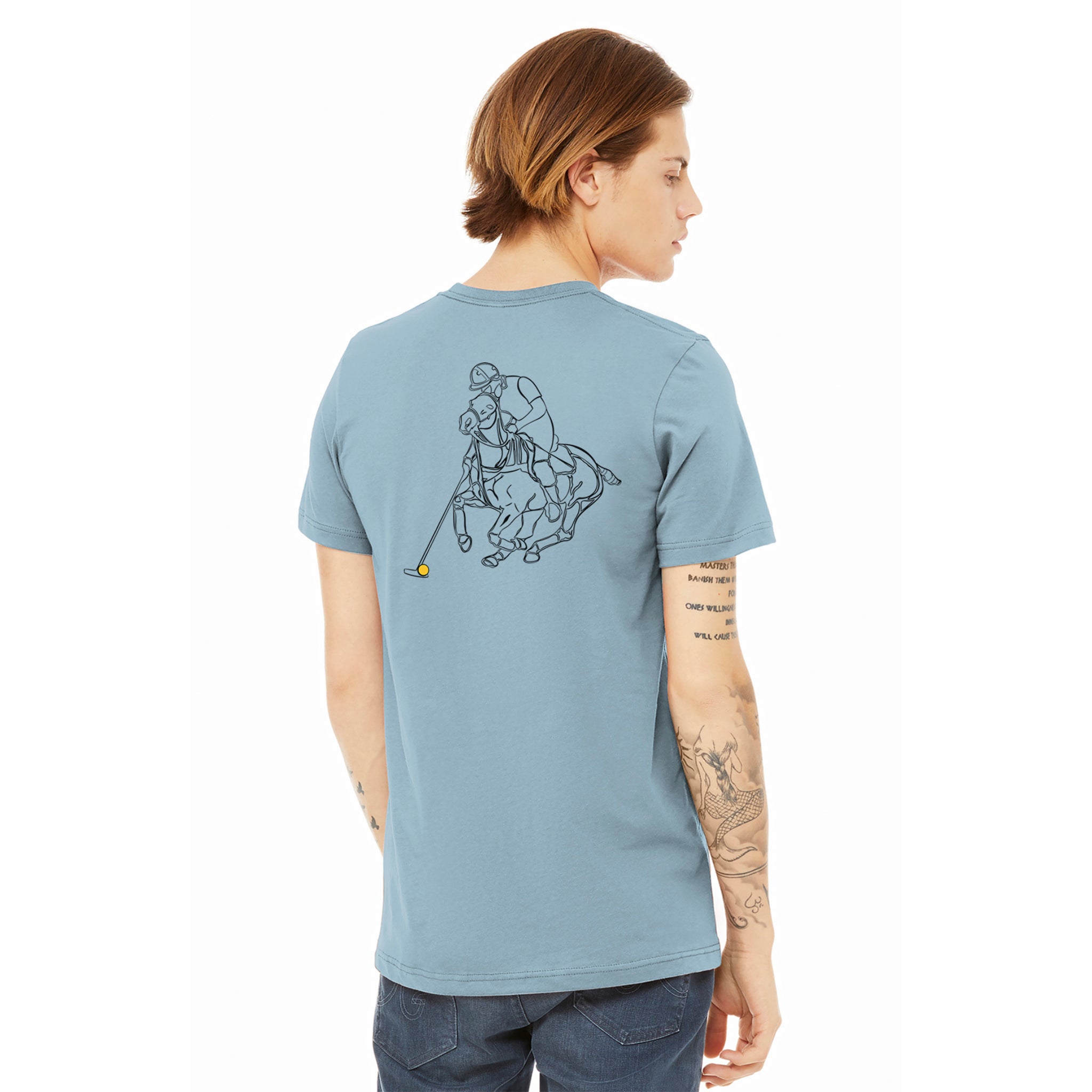 T Shirt-Bold Back Player Logo