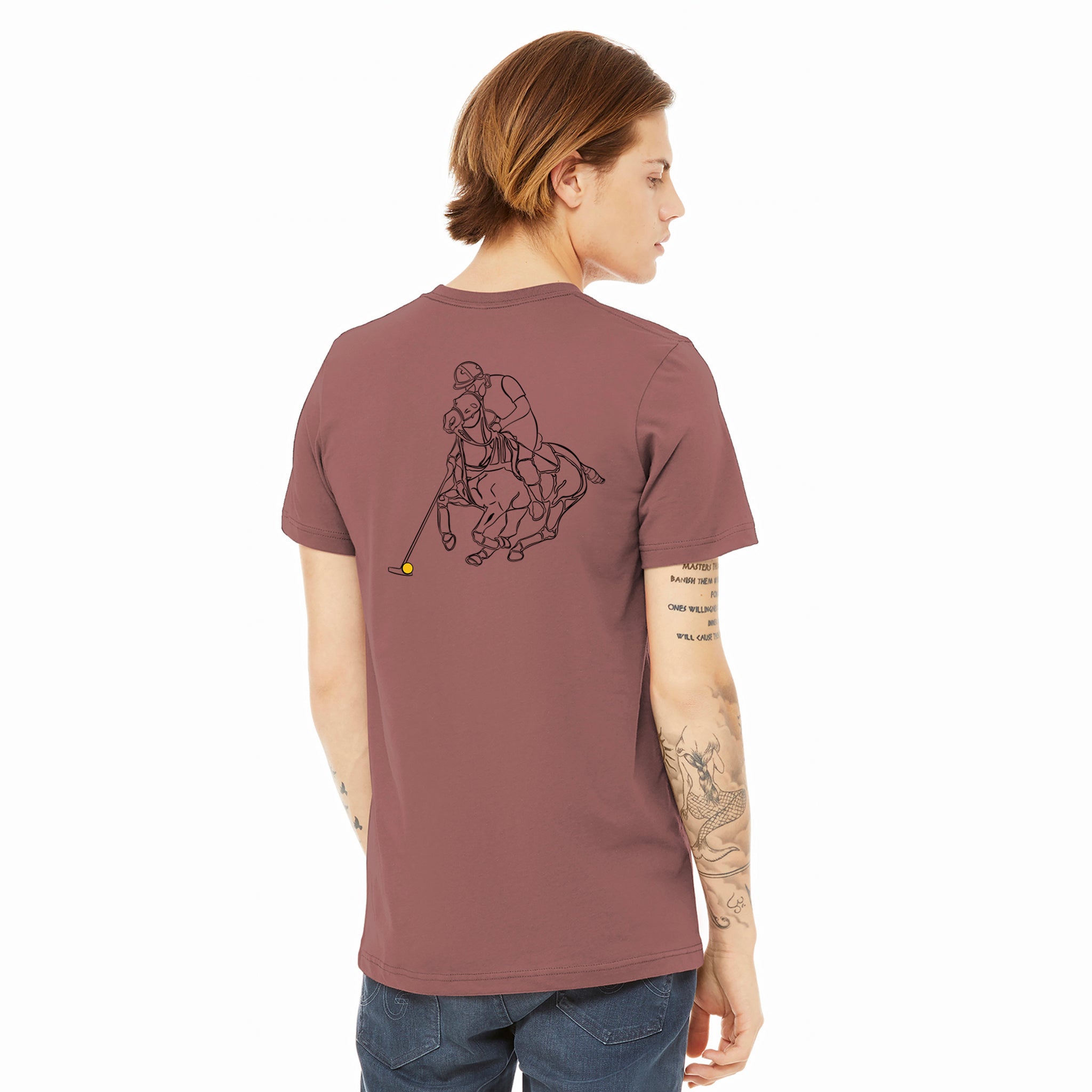 T Shirt-Bold Back Player Logo