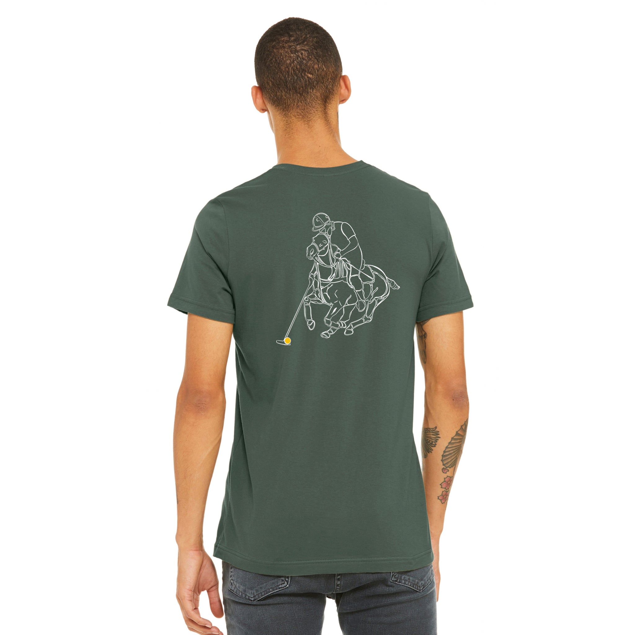 T Shirt-Bold Back Player Logo