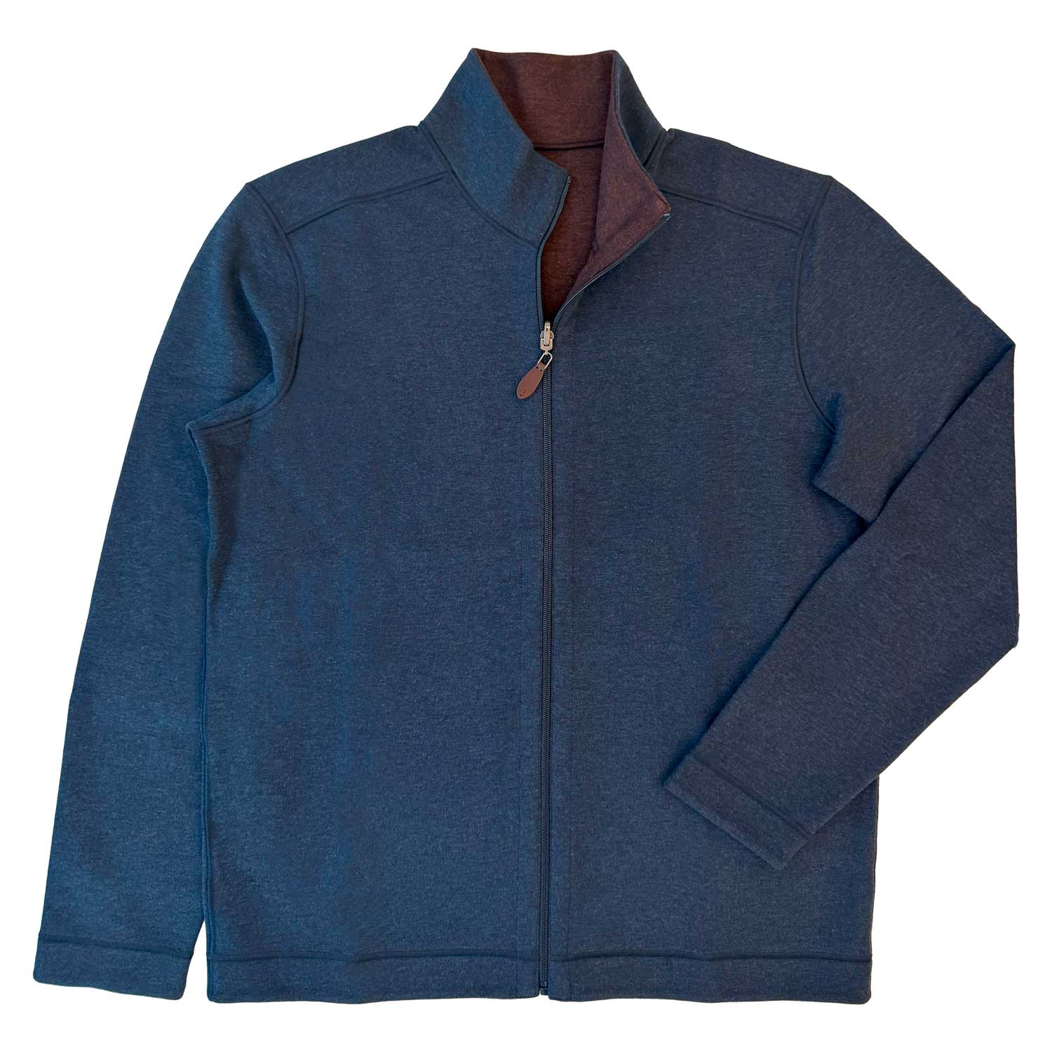 Polo Reversible Full  Zip Jacket – PGTexas Navy/Cocoa