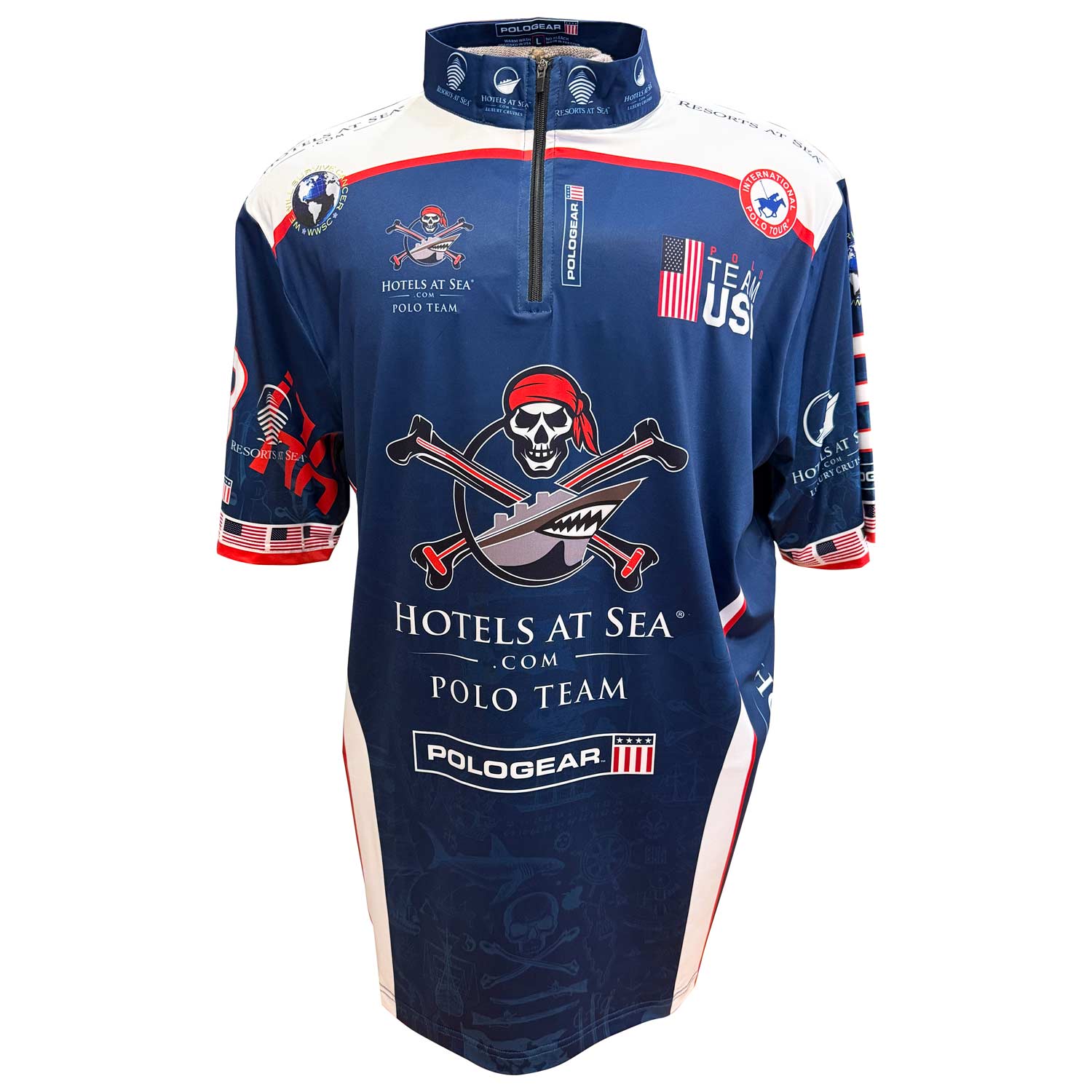 International Polo Tour team shirts - Hotels at Sea