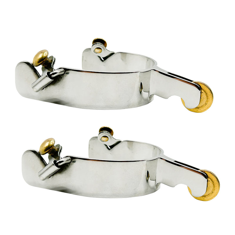 Polo Spur Stainless Steel 1 1/2" with Brass Roller