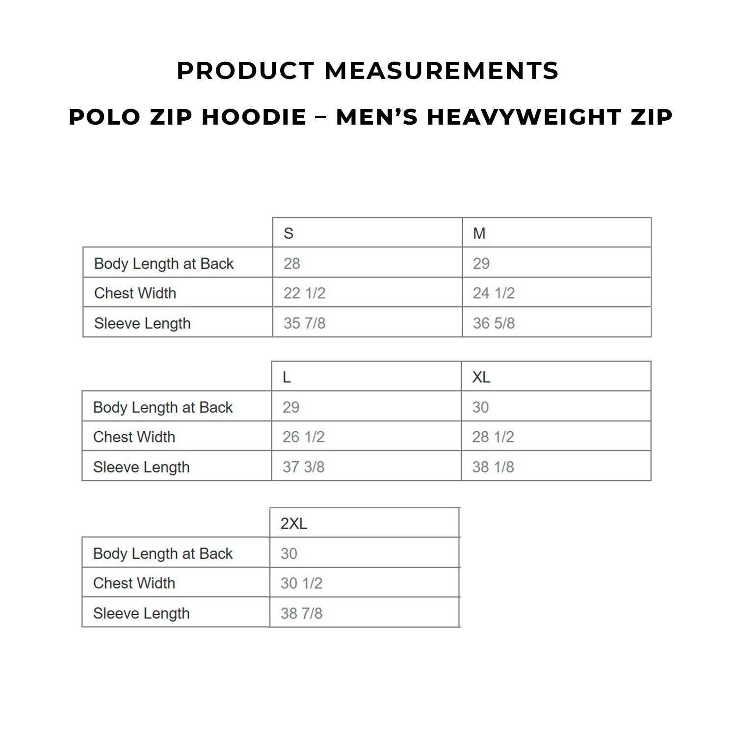 Polo Zip Hoodie – Men’s Heavyweight Zip Hoodie