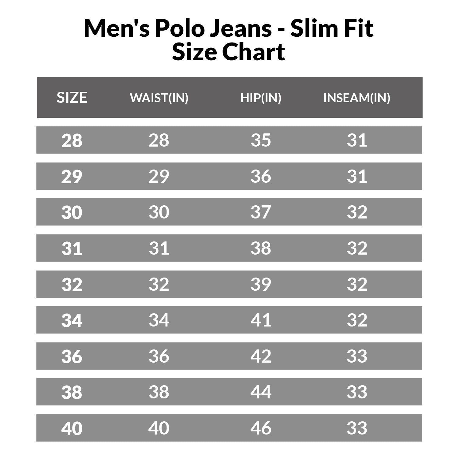 Men's Polo Jeans - Slim Fit