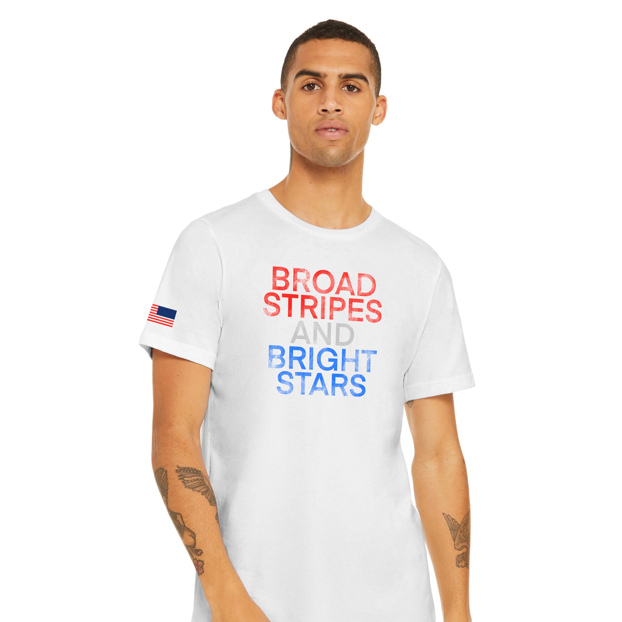 T Shirt-Broad Stripes & Bright Stars