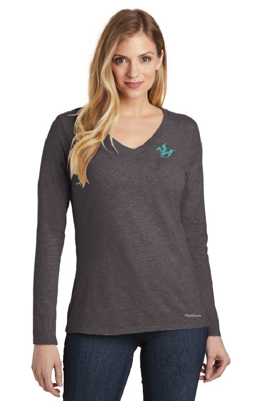 WIPN L/S Ladies V Neck T Shirt